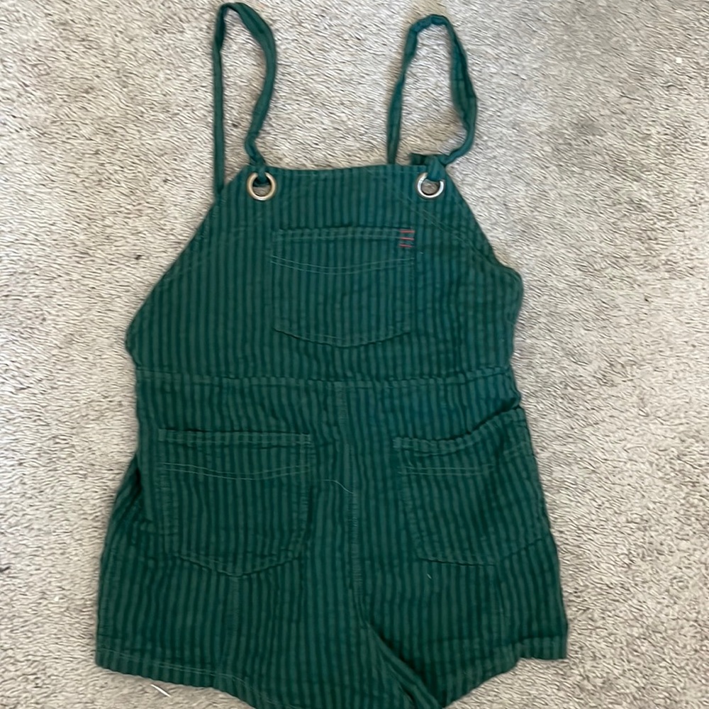 Urban Outfitters forest green overalls! Perfect for summer, never worn!